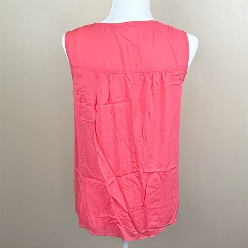 Boden Smocked Top Size 4 Small Pink Sleeveless Tank Blouse Style WA498 - Picture 6 of 6